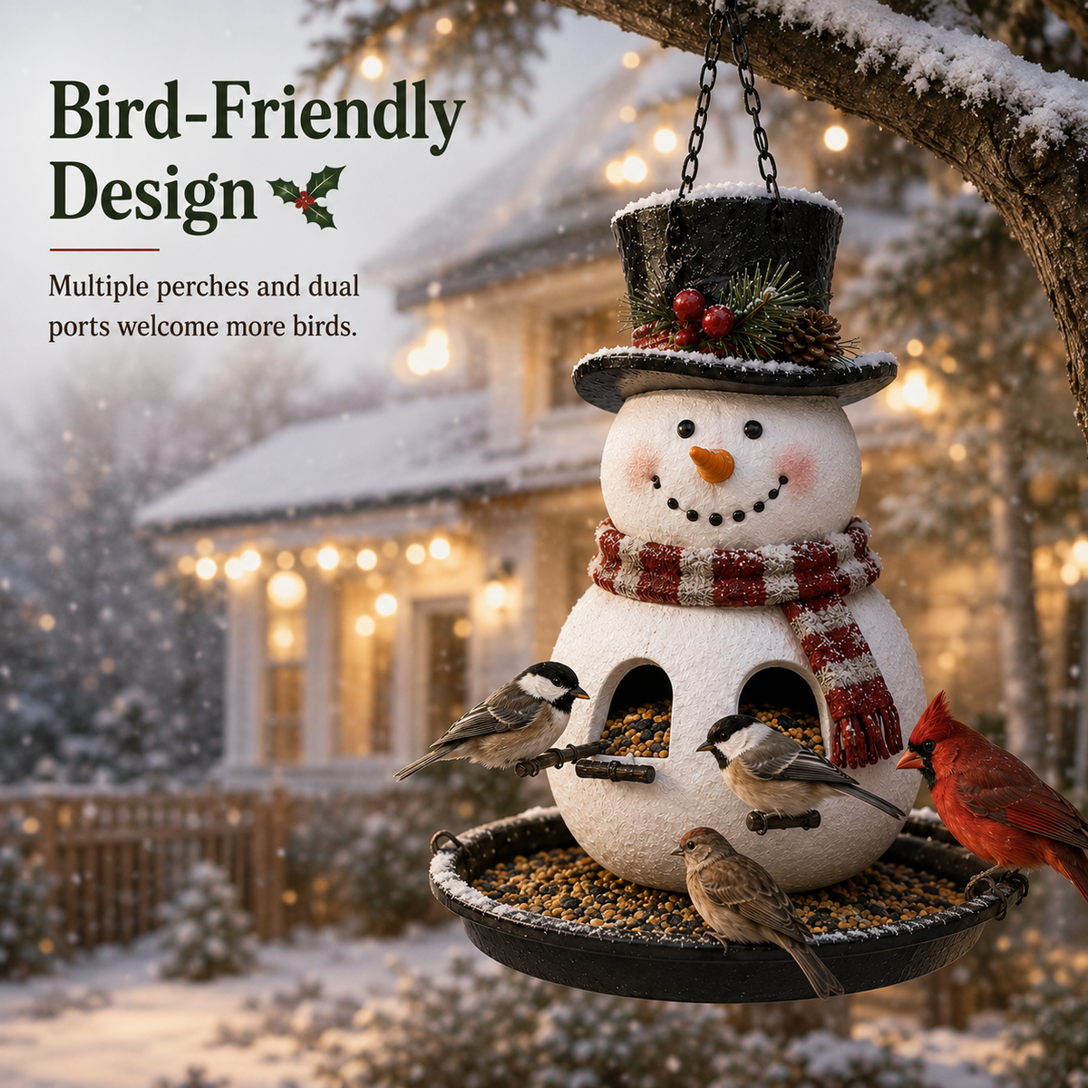 🎄 Christmas Bird Feeder Collection™ – Festive Garden Décor for Bird Lovers