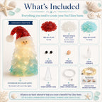 🔥66% OFF – DIY Lighted Sea Glass Christmas Decor Kit – Beginner-Friendly Holiday Craft
