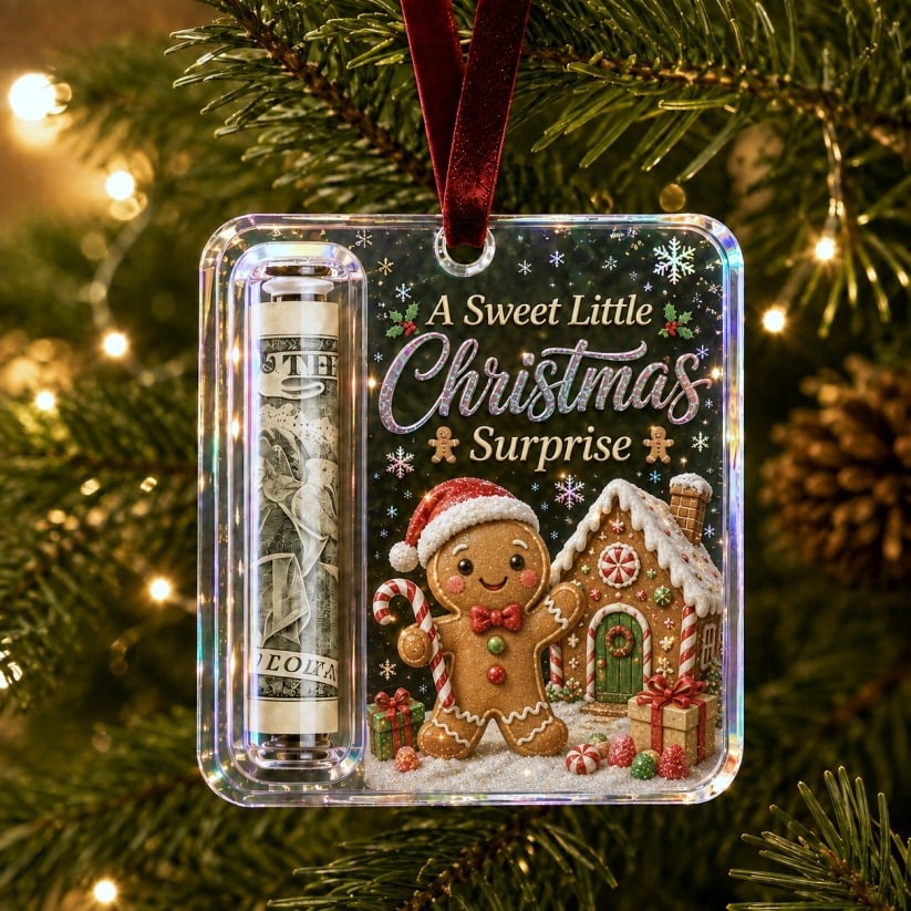 🔥 Only £6.99 | Christmas Cash Gift Ornament – Buy 2 for Just £9.99