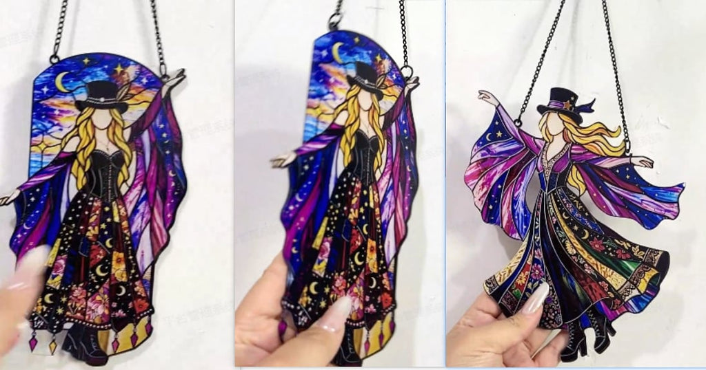 💥💃 Stevie Nicks 🤘 Handmade Stained Acrylic, single-sided printing