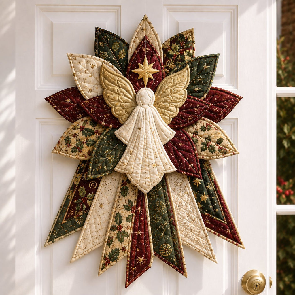 Holly Reindeer Delight - Oversized Christmas Character Quilted Door Hanger Sewing Kit