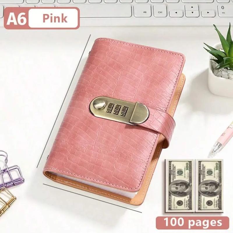 💵 100-Pocket Locking Cash Savings Binder | Save, Organize & Track Your Cash