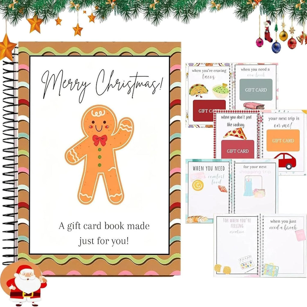 🔥 Only £7.99 |Christmas Gift Card Book 🎄 More Than a Card, A Memory to Keep