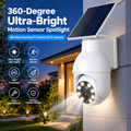 Yunsune 360° Solar Security Light – Motion Sensor Camera-Style Spotlight