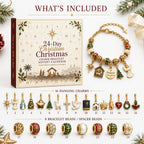 🎄24-Day Christian Christmas Charm Bracelet Advent Calendar