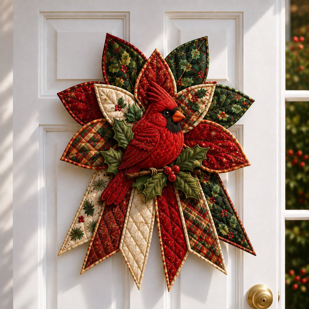 Frosty Snowman Wishes - Oversized Christmas Character Quilted Door Hanger Sewing Kit