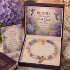 🎅 2026 Christmas Gift 49% Off--✝️ Psalm 46:10 Faith Bracelet | Limited Edition 2026 Christian Jewelry with 7 Meaningful Nature Symbols, Gemstone-Style Beads & Scripture Gift Box 🤍