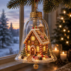 ✨🎄 Illuminated Christmas Story Ornament – Light‑Up Mini Holiday Scene