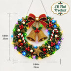 Christmas Pearl Diamond Painting Pendant Kit 9.84 Inch with LED Lights