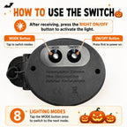 Pumpkin Solar Branch Lights - Halloween Garden Stakes