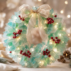 🔥66% OFF – DIY Lighted Sea Glass Christmas Decor Kit – Beginner-Friendly Holiday Craft