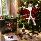 🔥LAST DAY 53% OFF - ✨⛄ DIY 3D Christmas Iridescent Glass Spinning Suncatcher Ornament Kit🎄