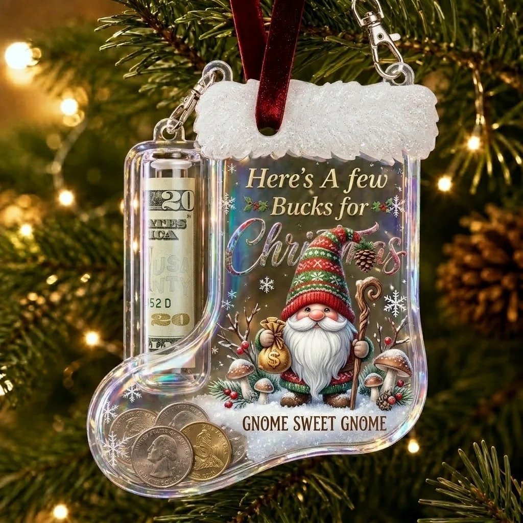 🎄  Christmas Stocking Money Holder Ornament 🎁 A Fun Way to Gift Cash