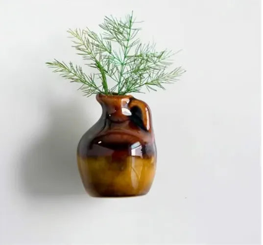 8-Pcs Mini Vase Fridge Magnets