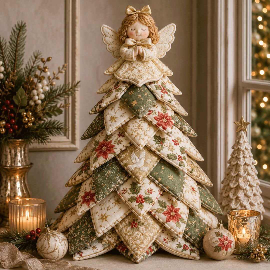 Gingerbread Man DIY Quilted Christmas Tree Kit