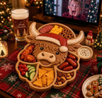 🎄 50% OFF | Christmas Character Snack Serving Tray – Festive Party Platter