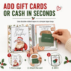 🔥 Only £7.99 |Christmas Gift Card Book 🎄 More Than a Card, A Memory to Keep