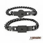 Couples Lock & Key Bracelet Set