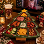 🎄 50% OFF | Christmas Character Snack Serving Tray – Festive Party Platter