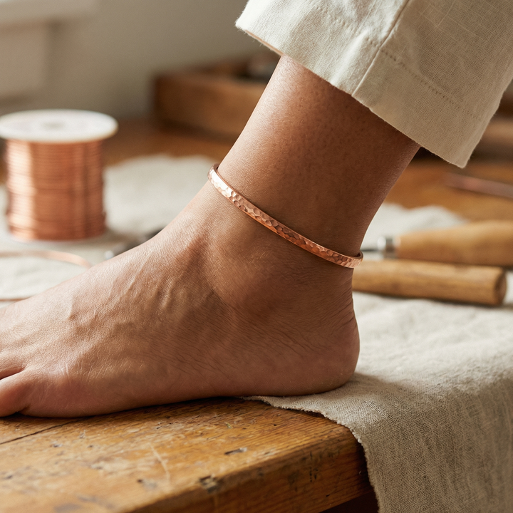 Sand Copper Anklet