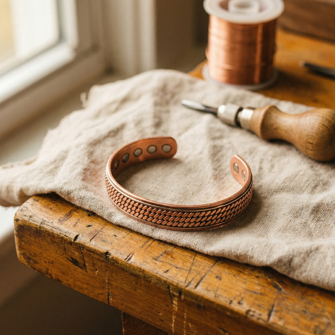 Wave Copper Bracelet
