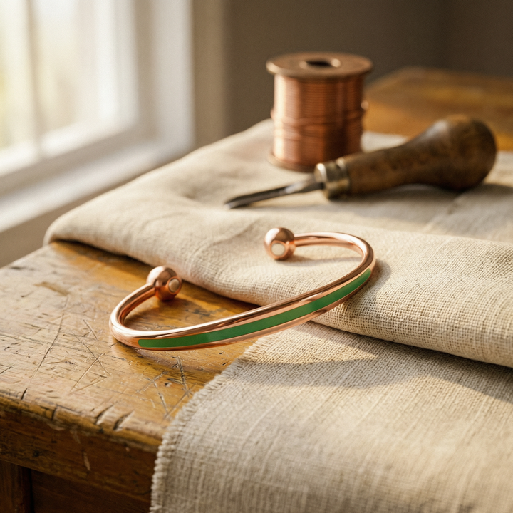 Jade Copper Bracelet