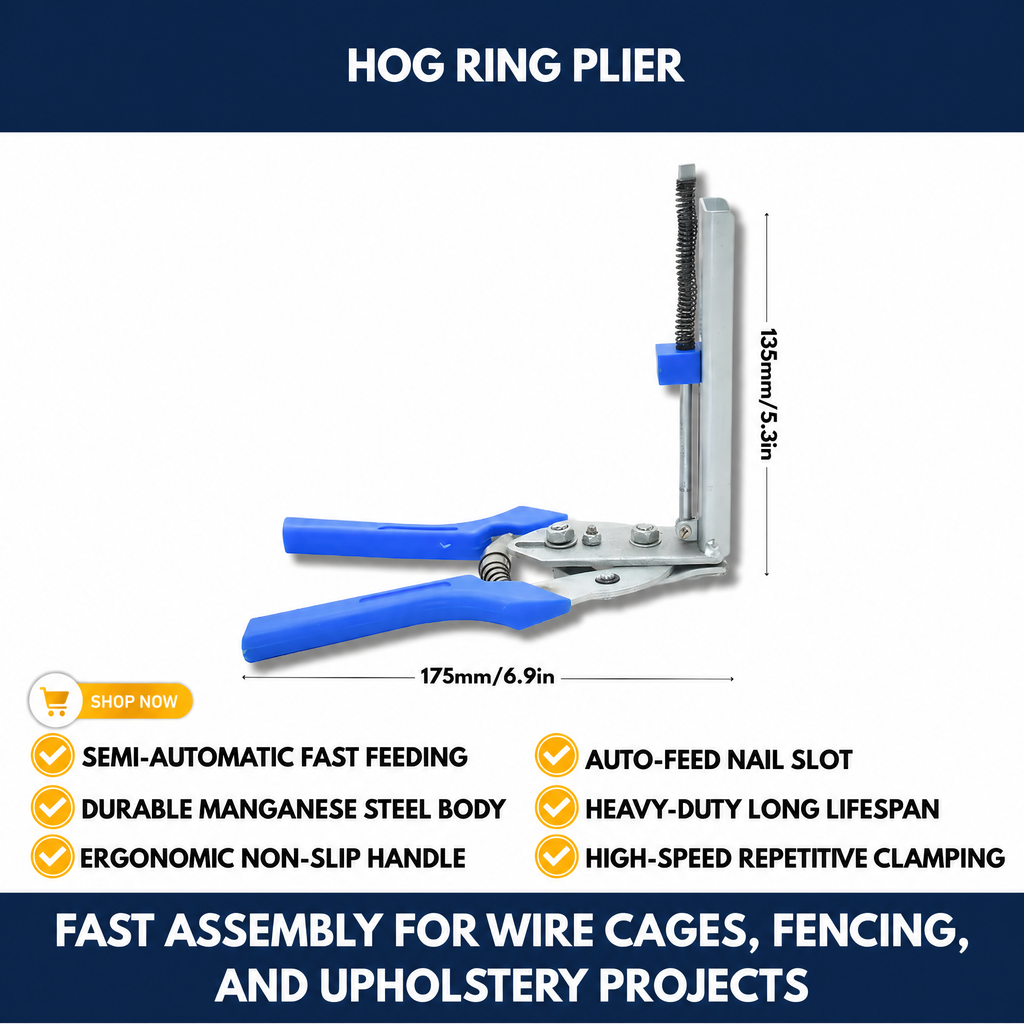 Install Hog Rings Faster & Easier