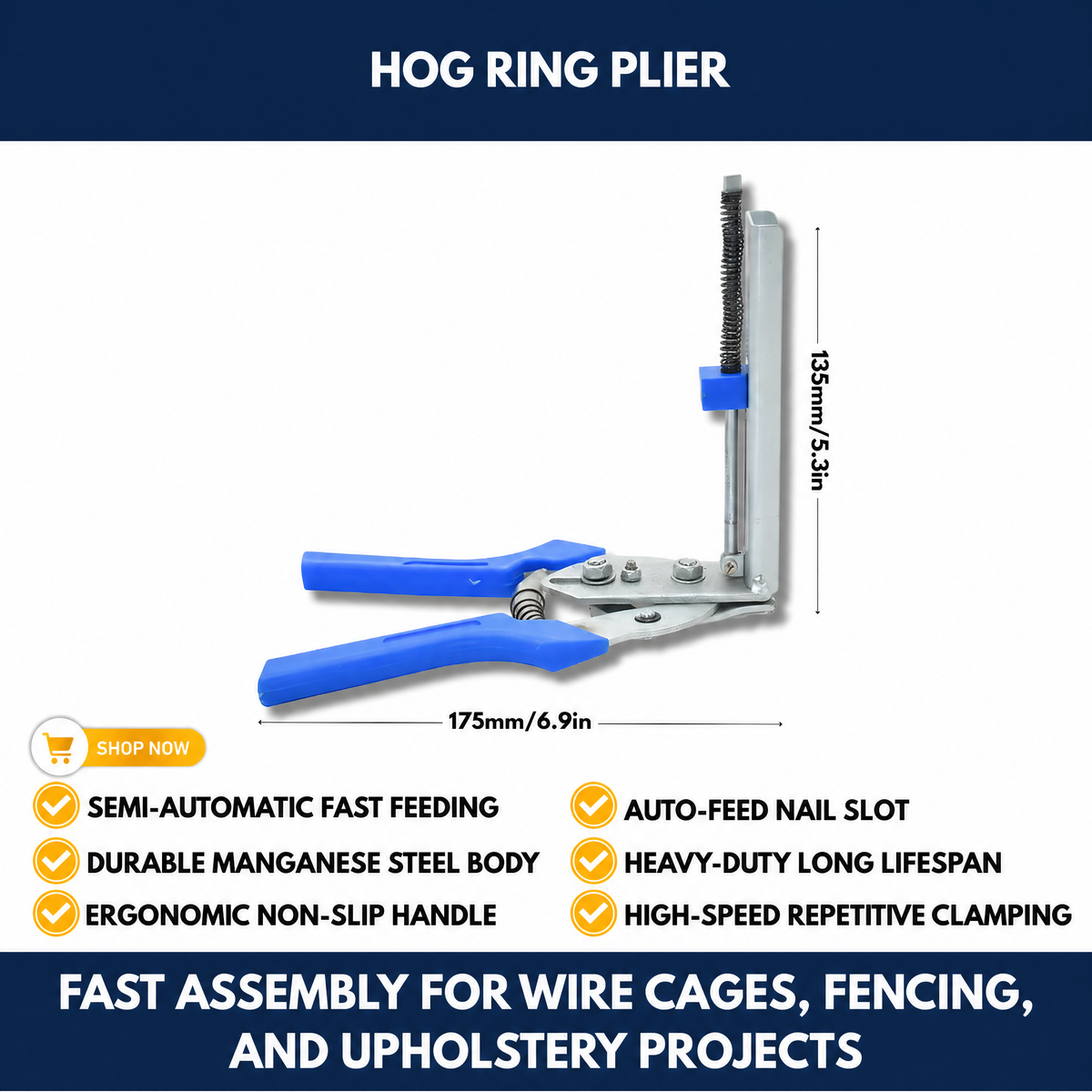 Install Hog Rings Faster & Easier