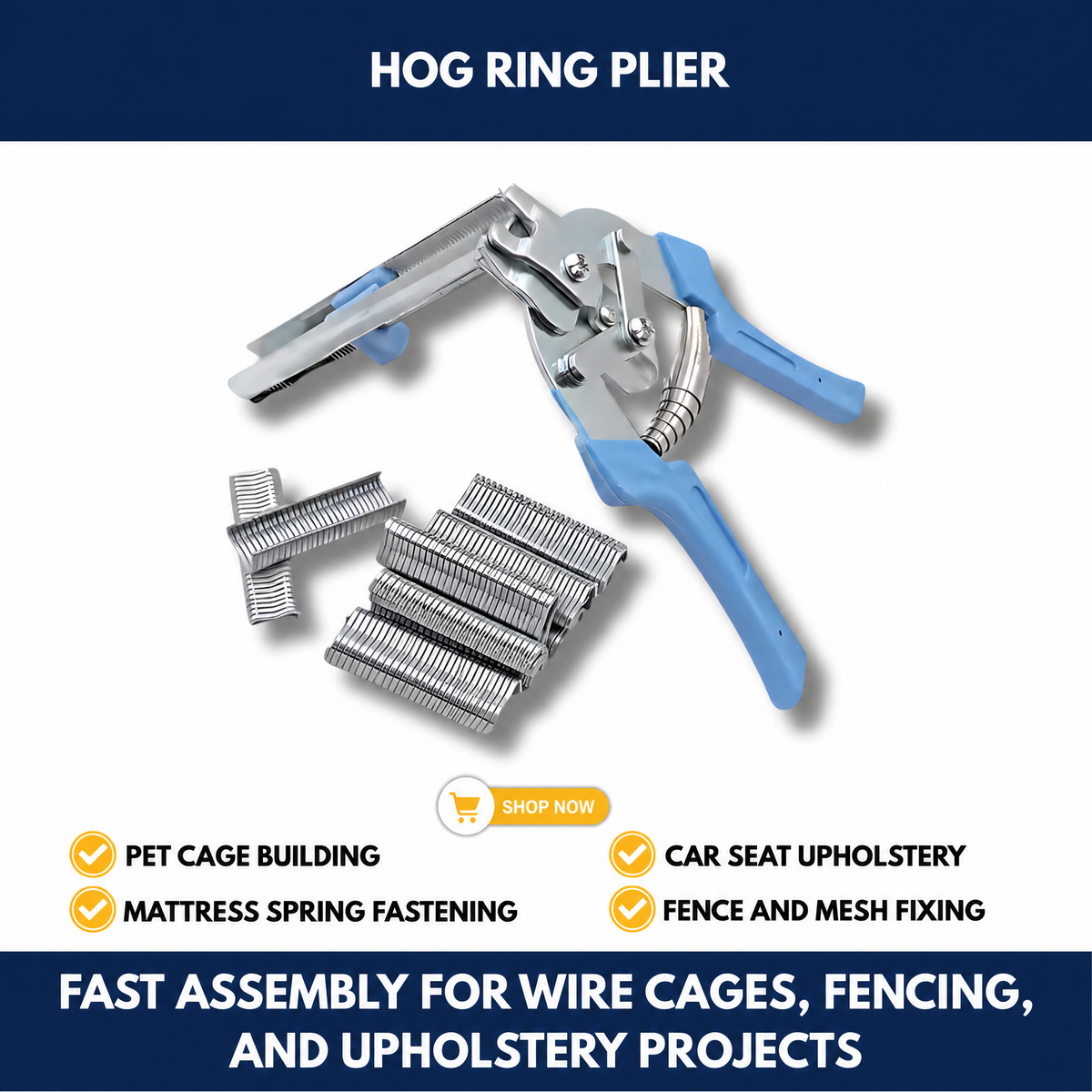 Install Hog Rings Faster & Easier