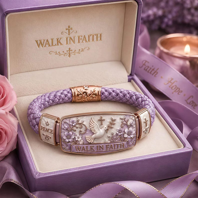 Walk In Faith Bracelet™ A Meaningful Christian Reminder Of Hope & Grace