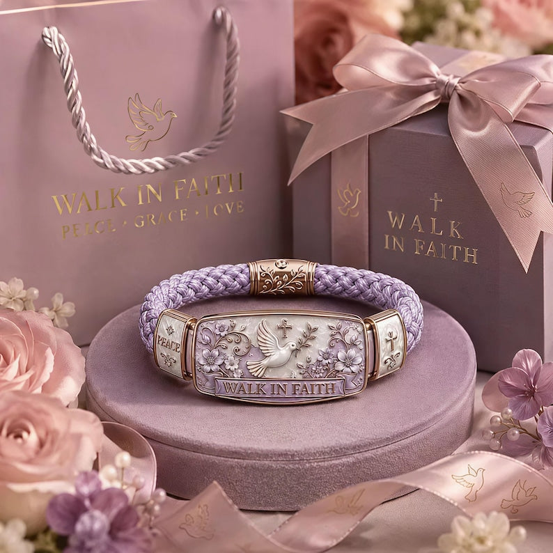 Walk In Faith Bracelet™ A Meaningful Christian Reminder Of Hope & Grace