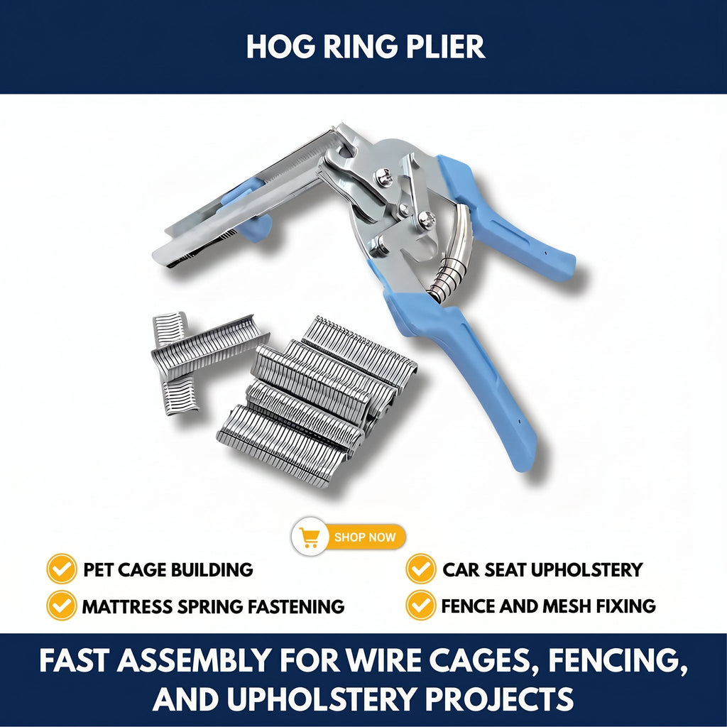 Install Hog Rings Faster & Easier