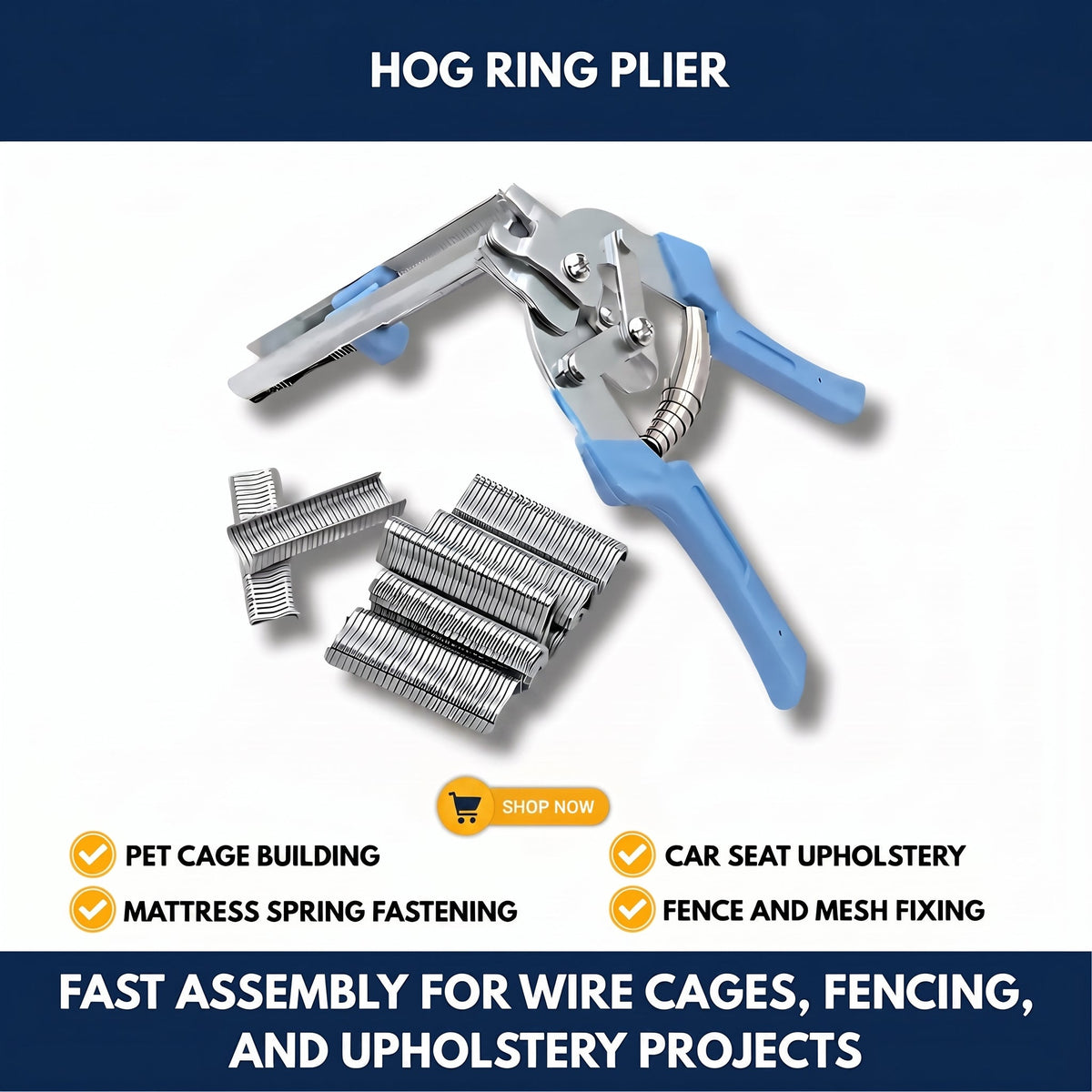 Install Hog Rings Faster & Easier