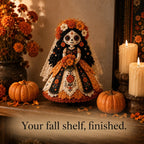 Stitch & Story – Day of the Dead Patchwork Doll DIY Craft Kit for Beginners