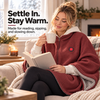 🔥 Wearable Heated Blanket – Cozy Hands-Free Warmth